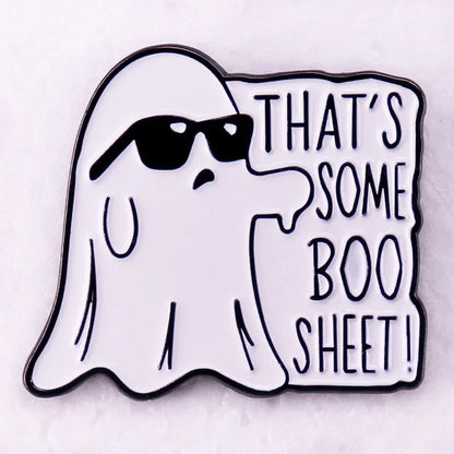 Halloween Horror Doll Brooch Anime Trend Bag Accessories Pin Personalized Metal Denim Hat Badge Collar Jewelry Boutique Gifts Good Vibrations