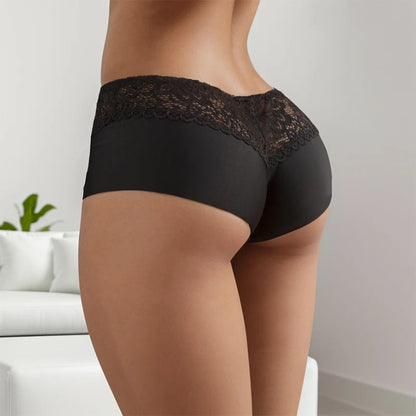 Women's Boxers Sexy Lace Panties Perpective Seamless Female Underwear Elasticity Breathable Shorts Women Solid Boxers Lingerie Good Vibrations