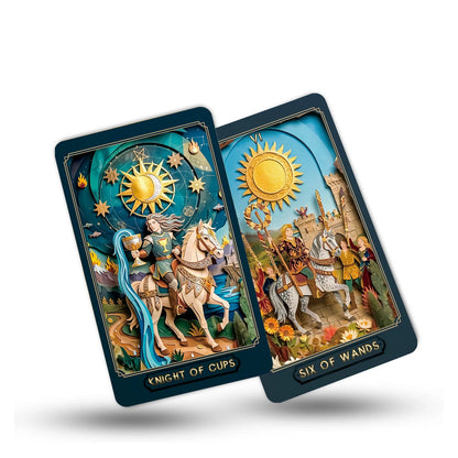 The Gilded Age Tarot | 78 Paper-Cut Art Cards | Includes a Guide, Suitable for Beginners and Experienced Readers Good Vibrations