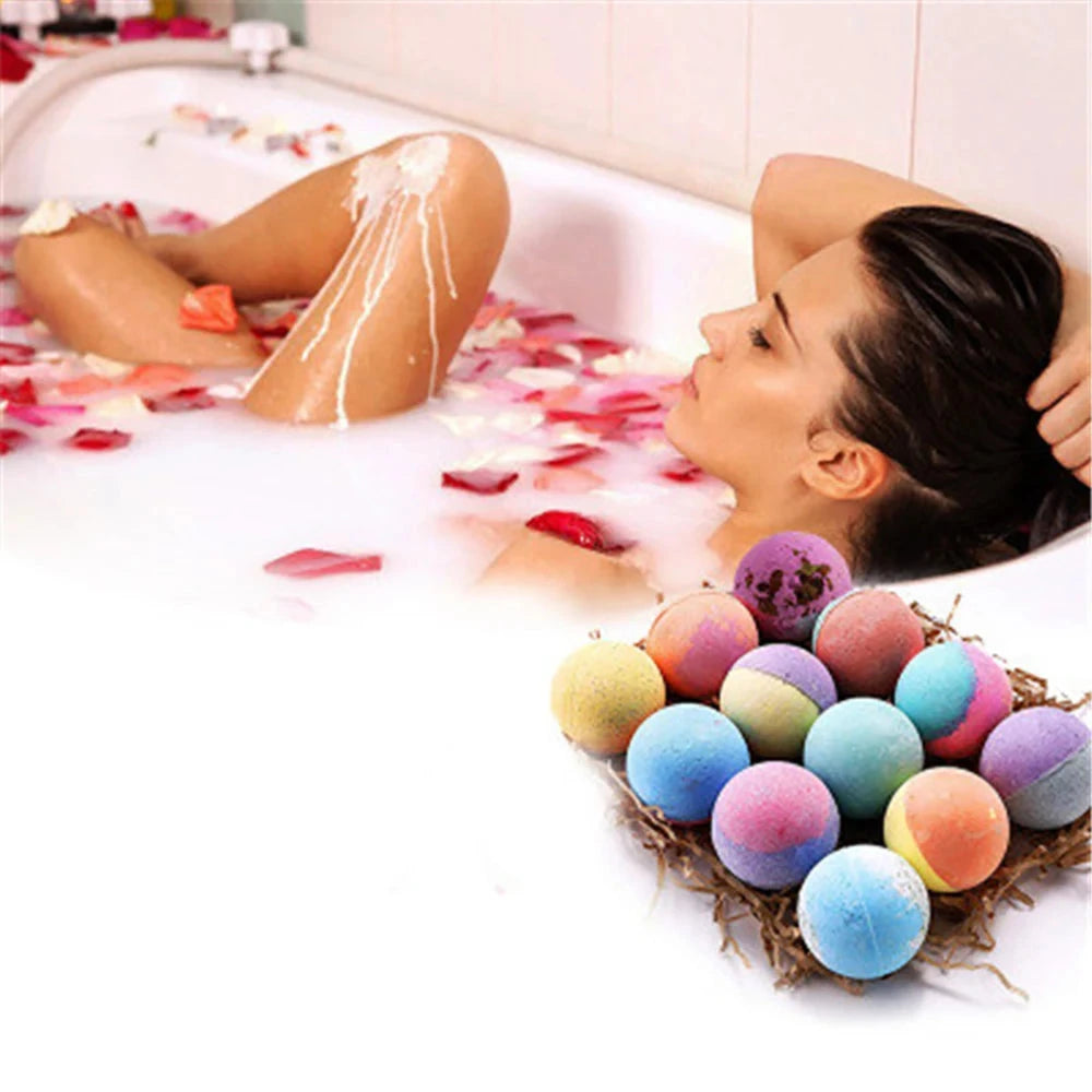 Bath Bombs for Women Gift Set 12pcs Natural Wonderful Fizz Effect for Bubble & Spa Amazing Gift for Wife, Girlfriend, Mother Good Vibrations