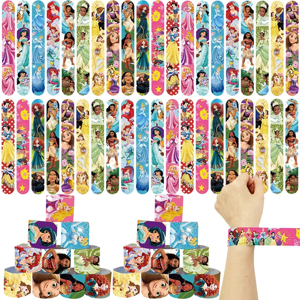 Princess Party Favor Girls' Happy Birthday Banner Princess Pinata Fillers Mask Stickers Disposable Tableware Set Decorations Good Vibrations