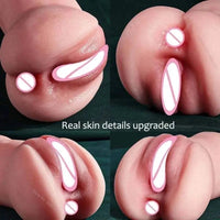 Real Vagina Toy Sex Doll Masturbators Sext Toy for Man Silicone Pussies Erotic Toys Gadgets 2 in 1 Pussys for Men 18 Pussy Anal GOOD Vibrations