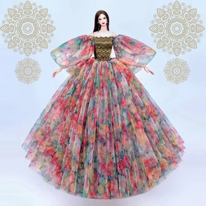 fashion for barbie elegant lady wedding dress for 30cm doll clothes princesa for bjd 1/6 dress long dress accessories Good Vibrations