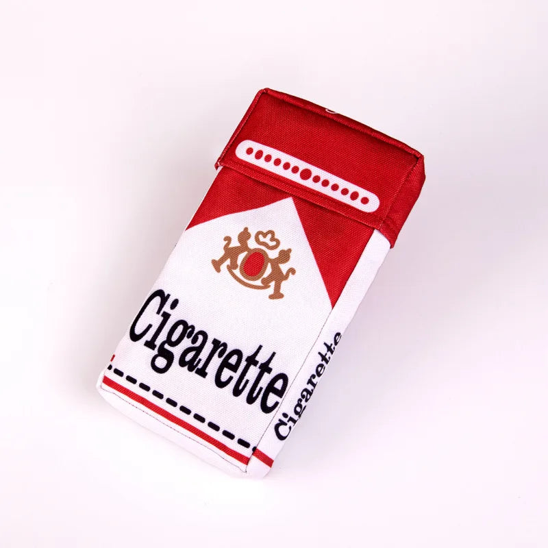 Cigarettes Dog Toy Imitation Cigar Chew Toy Interactive Plush Dog Chew Toy Funny Stuffed Dog Toys Novelty for Chewing Teething Good Vibrations