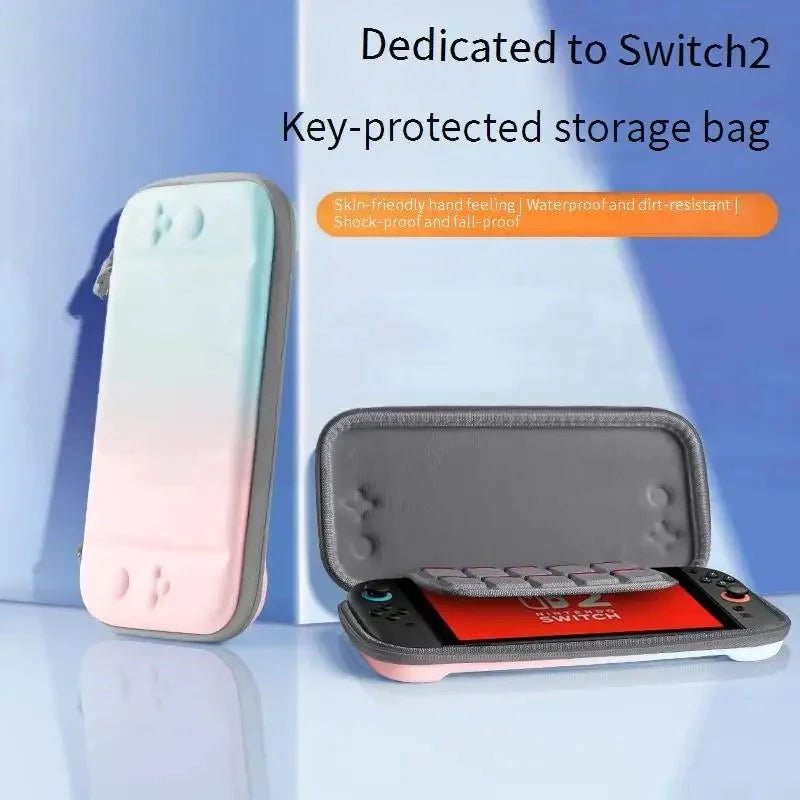 Case for Switch 2 Travel Carrying Stand Storage Large Bag Anti-Scratch Handbag Portable Dustproof Case for Switch Oled Good Vibrations