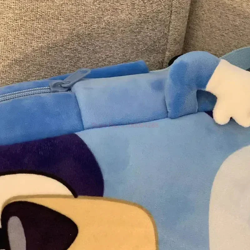 Cartoon Bluey Family Cosplay Kindergarten Children Schoolbag Bluebin Dog Backpack Kawaii Blue Orange Dog Backpack Children Gifts Good Vibrations