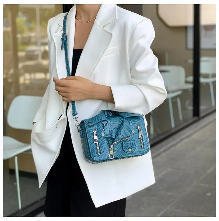 Fashion Jacket Design Crossbody Bag PU Clothes Shape Women Handbag Purse Brand Designer Lady Shoulder Bags Luxury Women's Bag Good Vibrations