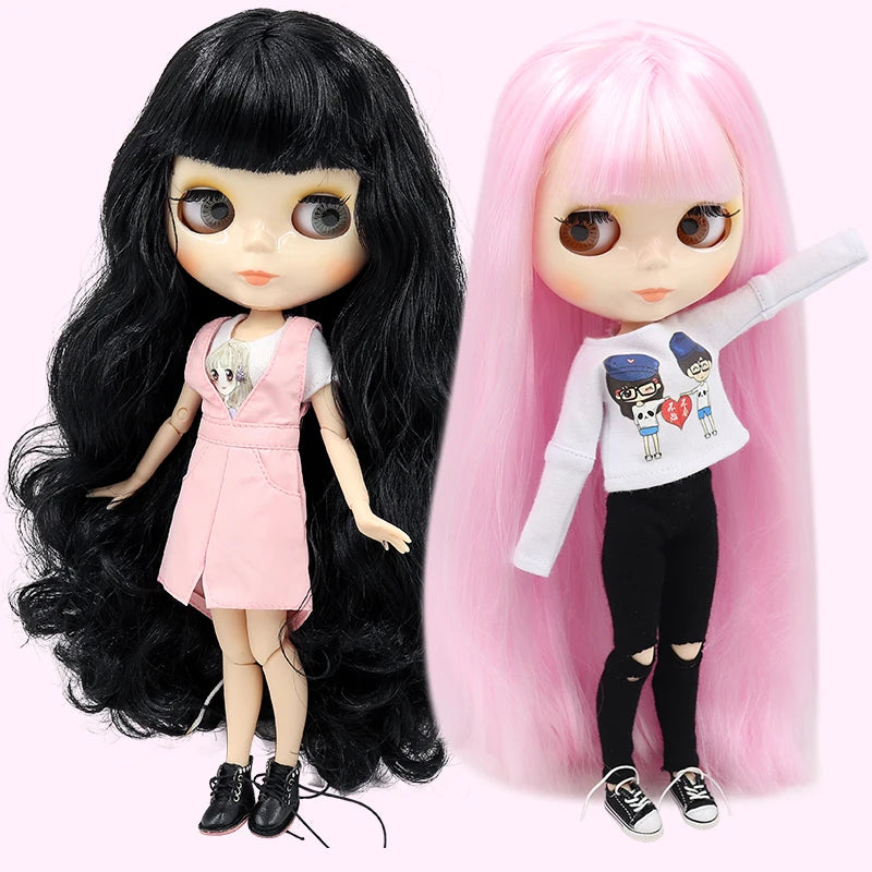 ICY DBS blyth doll 1/6 bjd toy joint body white skin shiny & matte face 30cm on sale special price toy gift anime doll Good Vibrations