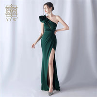 Women's Elegant Dresses for Prom Party Dress Evening Formal Gala Woman Luxury Special Events Occasion Chic Simple Satin 2024 Good Vibrations