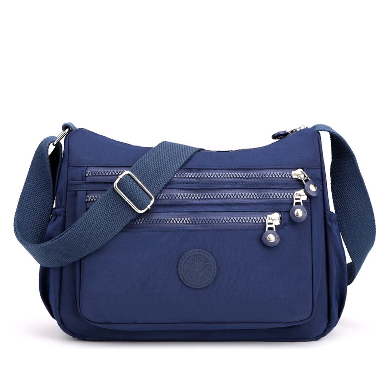 Shoulder Bag Crossbody Bag for Women Messenger Bags Waterproof Nylon Ladies Handbag Good Vibrations