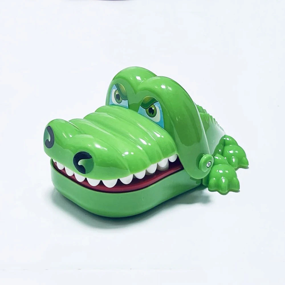 Crocodile Teeth Toys Children's Crocodile Bites Fingers Reaction Training Novelty Children's Lucky Game Trick Decompression Toy Good Vibrations