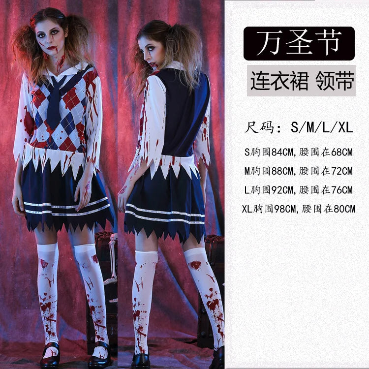 Women Halloween Vampire couple uniform Purim Cosplay Costumes men Horror Ghost Dead Zombie Corpse Bride costume Dress adult Good Vibrations