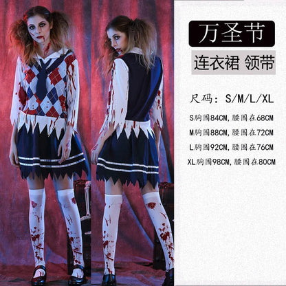 Women Halloween Vampire couple uniform Purim Cosplay Costumes men Horror Ghost Dead Zombie Corpse Bride costume Dress adult Good Vibrations