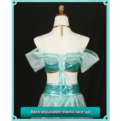 Cosplay Costumes, Adult Performance Costumes, Christmas Ladies' Birthday Parties, Carnival Jasmine Princess Dresses Good Vibrations