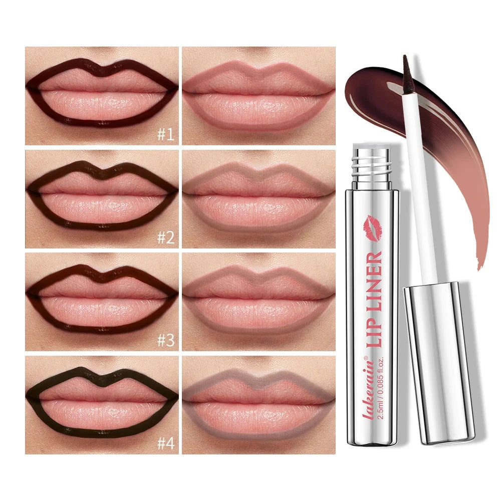 Lakerain Pointed Tear-off Lip Liner Outlines Exquisite Lip Makeup Long-lasting Peel-off Matte Easy-to-color Lip Liner Good Vibrations