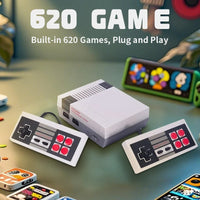 Handheld Family Recreation Video Console AV Output Retro Built-in 620 Classic Games Dual Gamepad Gaming Player  Toys Holiday Gif Good Vibrations