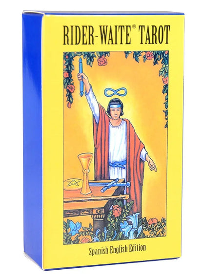 English/Spanish Version Classic The Rider Tarot Card Prediction Divination Board Game Toy Holiday Games Waite Tarot Deck Booklet Good Vibrations