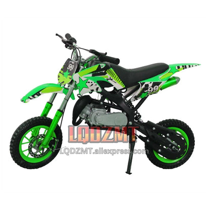 49CC 50CC 4-Stroke ATV OFF-road Gasoline Motorcycle Racing MOTO Dirt Bike Motorbike For Adult Children Boy Girl Child Men Women Good Vibrations