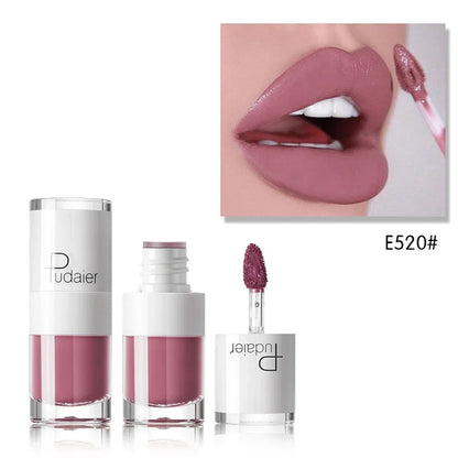 1PC Sexy Pink Women's Lipstick 16 Colors Lasting Waterproof Liquid Pencil Matte Liquid Lipsticks Makeups Non-Stick Cup Lip Gloss Good Vibrations