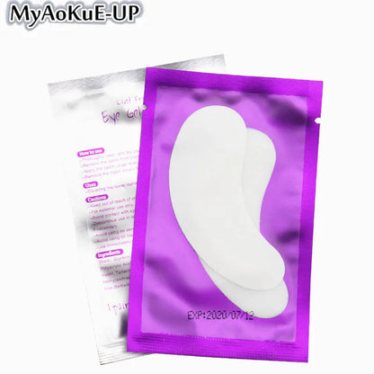 High Quality 50pairs Women Lint Free Under Eyes Pads Patches Eyelash Extension Tips Sticker Wraps Make Up Tool Eyelashes Patches Good Vibrations