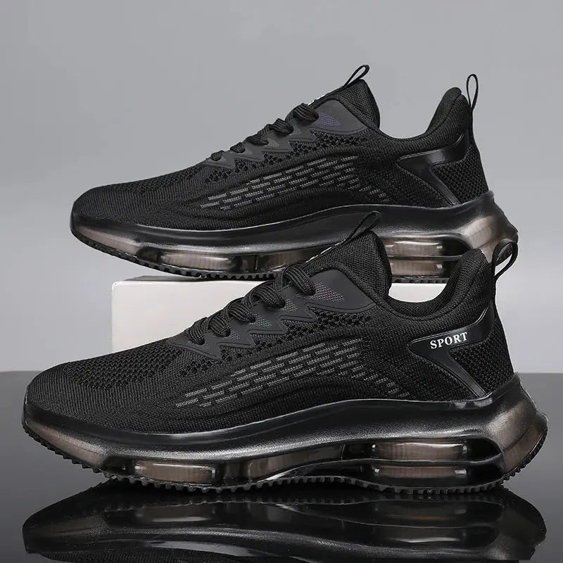 2025 New Casual Men's Fashionable Air Cushion Flat Shoes Breathable Lightweight Sports Shoes Suitable for Running and Walking Good Vibrations