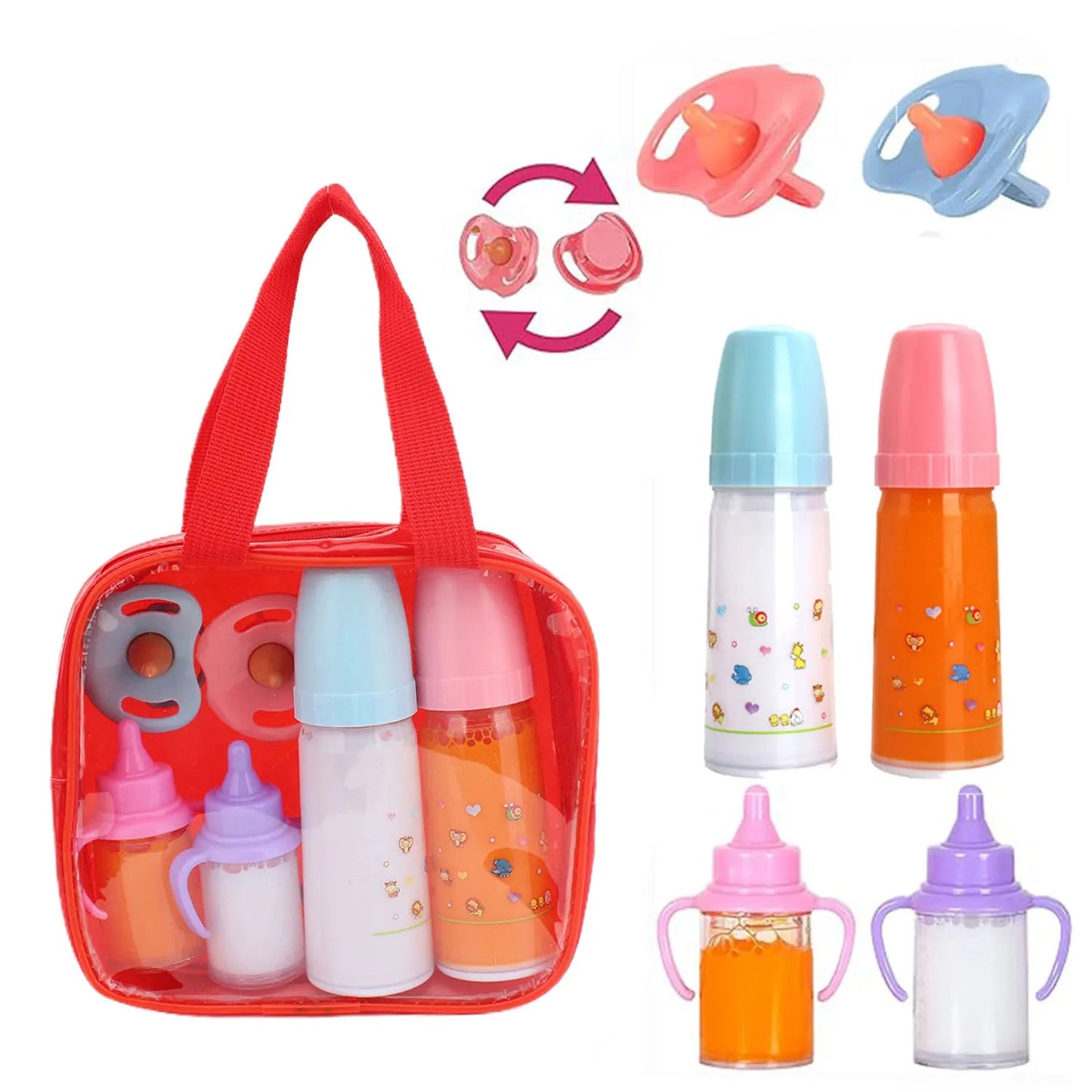 Baby Disappearing Doll Feeding Set Wear For Reborn Baby Doll, Multiple Baby Doll Accessories, Children Best Birthday Gift. Good Vibrations