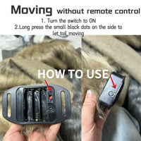 Electric Tail Lina Cosplay Tail Ears Hairhoop Bell Pink Fox Tails Wolf Adult Children Cosply Tails Costume Prop Accessories GOOD Vibrations