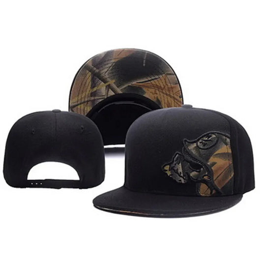 Unisex Helmeted Man Embroidery Hip-hop Hats Spring and Autumn Outdoor Adjustable Casual Baseball Caps Sunscreen Hat Good Vibrations