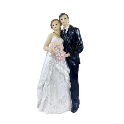 2025 Cake Toppers Dolls Bride and Groom Figurines Funny Wedding Cake Toppers Stand Topper Decoration Supplies Marry Figurine Good Vibrations