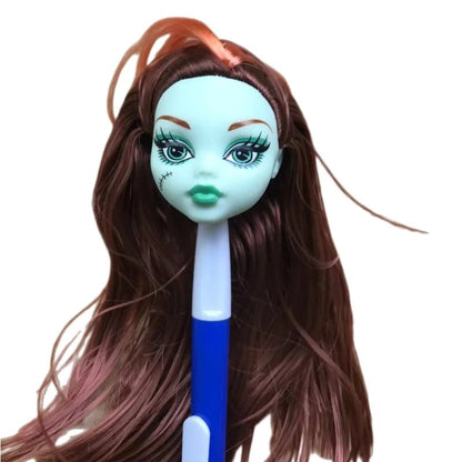 Monstering High Doll Toy Head No Hair Doll  Heads DIY Plants Hair Head Doll Bald Heads Original Rare Collection Head Toys Good Vibrations