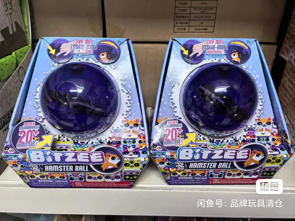 Bitzee Hamster Ball Electronic Pet Interactive Game Machine Virtual Feeding Toy for Kids Birthday Gifts Good Vibrations