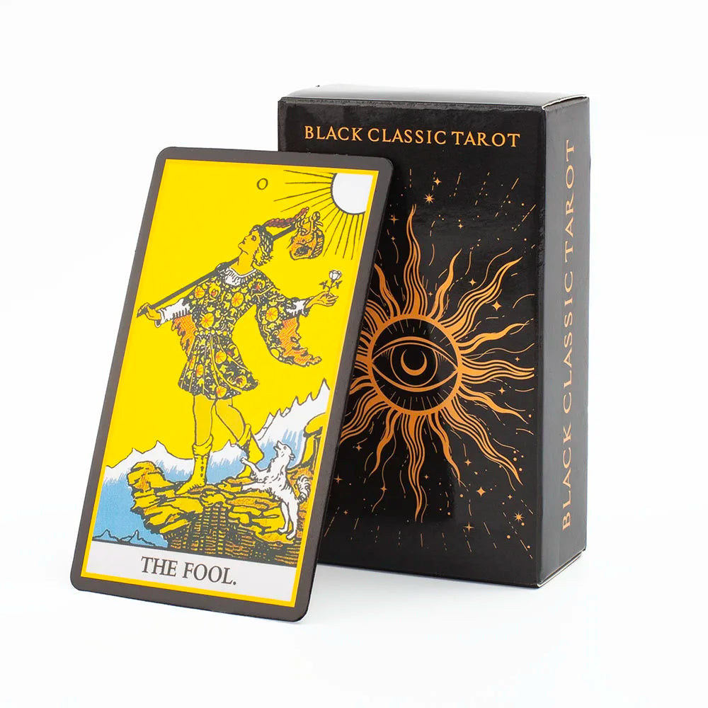 The Classic Tarot Cards Deck 78Pcs For Easy Beginners Fate Fortune Telling Party Tabletop Board Game Toy Good Vibrations