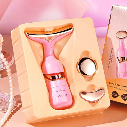 3 Heads Skin Care Facial Firming Massager Multifunction Skin Care Face Sculpting Tool for Women Daily Skin Care Routine Good Vibrations Adult Super Store
