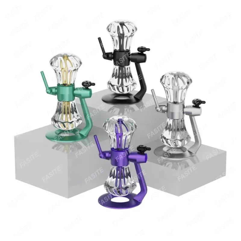 Diamond Gravity Hookah Shisha Pipes for Smoking Grass Chicha Sheesha Bowl Complete Kit Cachimbas 360°rotation Glass Кальян Set