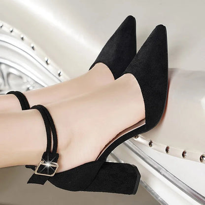 Shoes for Women Fashion Spring Autumn High Heel Women Pointed Toe Comfortable Party Evening Wedding Pumps Zapatos De Mujer Good Vibrations