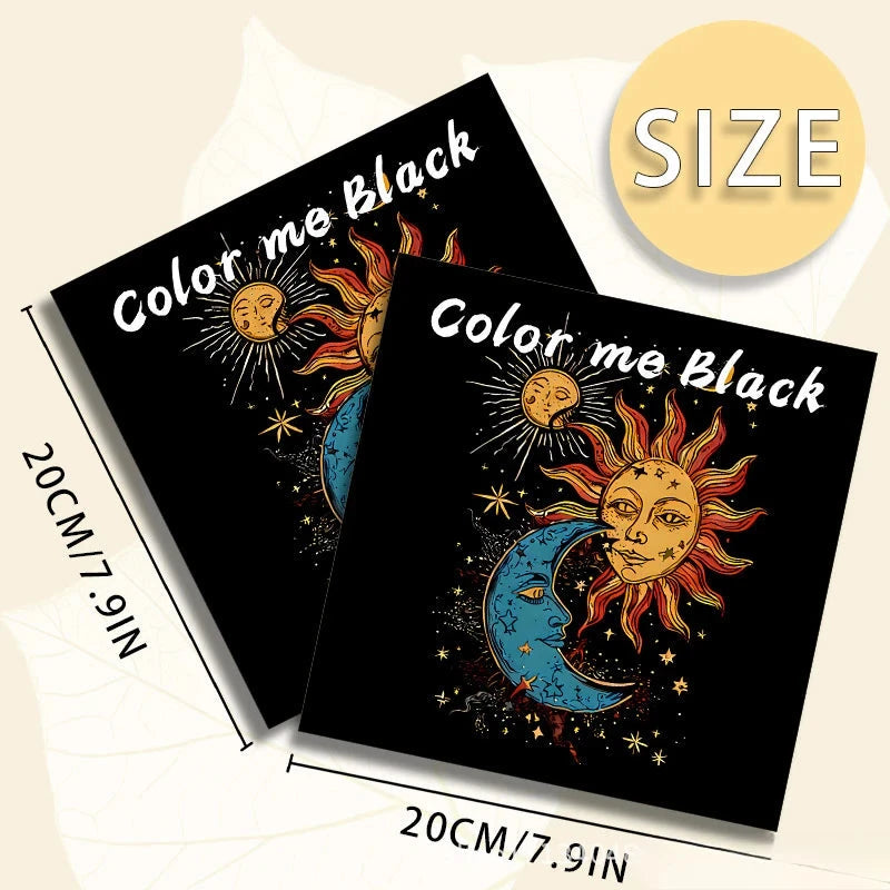 Blacking Me Out: Picture Books for Adults and Teens Coloring Books for Decompressing Relaxing and Imaginative Coloring Good Vibrations