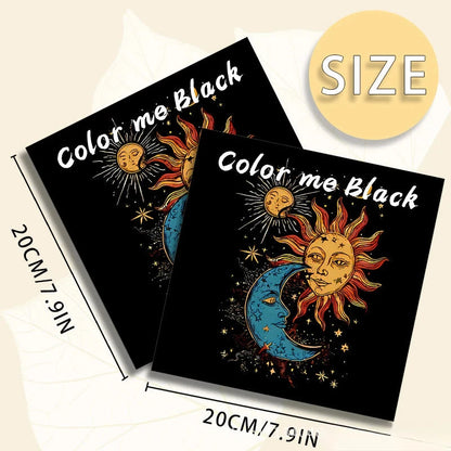 Blacking Me Out: Picture Books for Adults and Teens Coloring Books for Decompressing Relaxing and Imaginative Coloring Good Vibrations