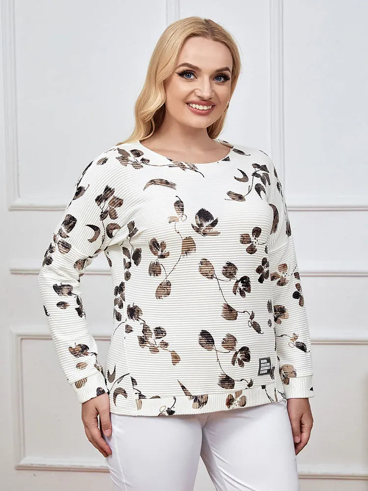 Womens plus size woven round neck shirt belongs to the category of womens clothing Good Vibrations