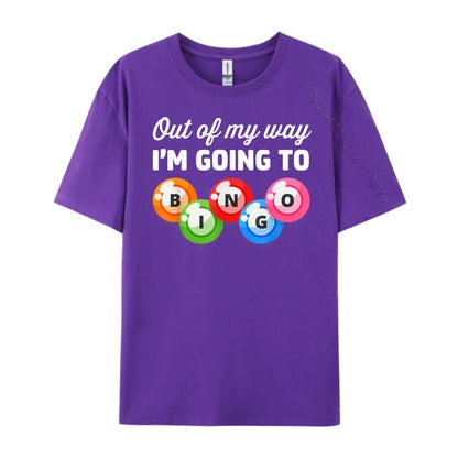 Out Of My Way I M Going Bingo Player T Shirts For Men Adult Men's Shirts Gothic Style Good Vibrations