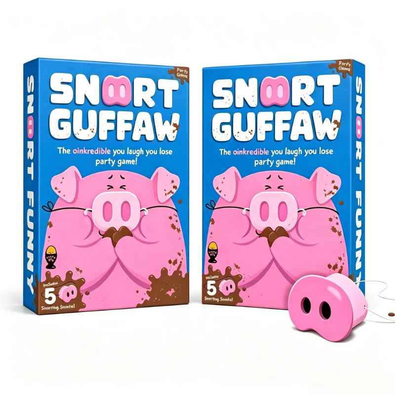 The New SNORT GUFFAW  Party Game, Smiling Means You Lose. Good Vibrations