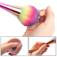 6 Styles Gold Powder Brush Professional Nail Art Make Up Brush Large Cosmetic Face Cont Cosmetic Face Cont Brocha Colorete Tools Good Vibrations