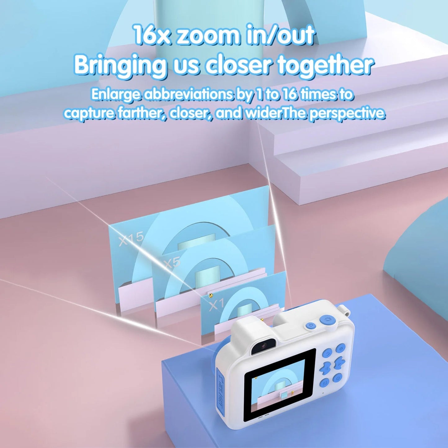 Kids Camera Instant Print 32G Digital Camera For Children Color Pens Thermal Printing Paper Boys Girls Christmas Gifts Toys Good Vibrations