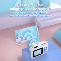 Kids Camera Instant Print 32G Digital Camera For Children Color Pens Thermal Printing Paper Boys Girls Christmas Gifts Toys Good Vibrations