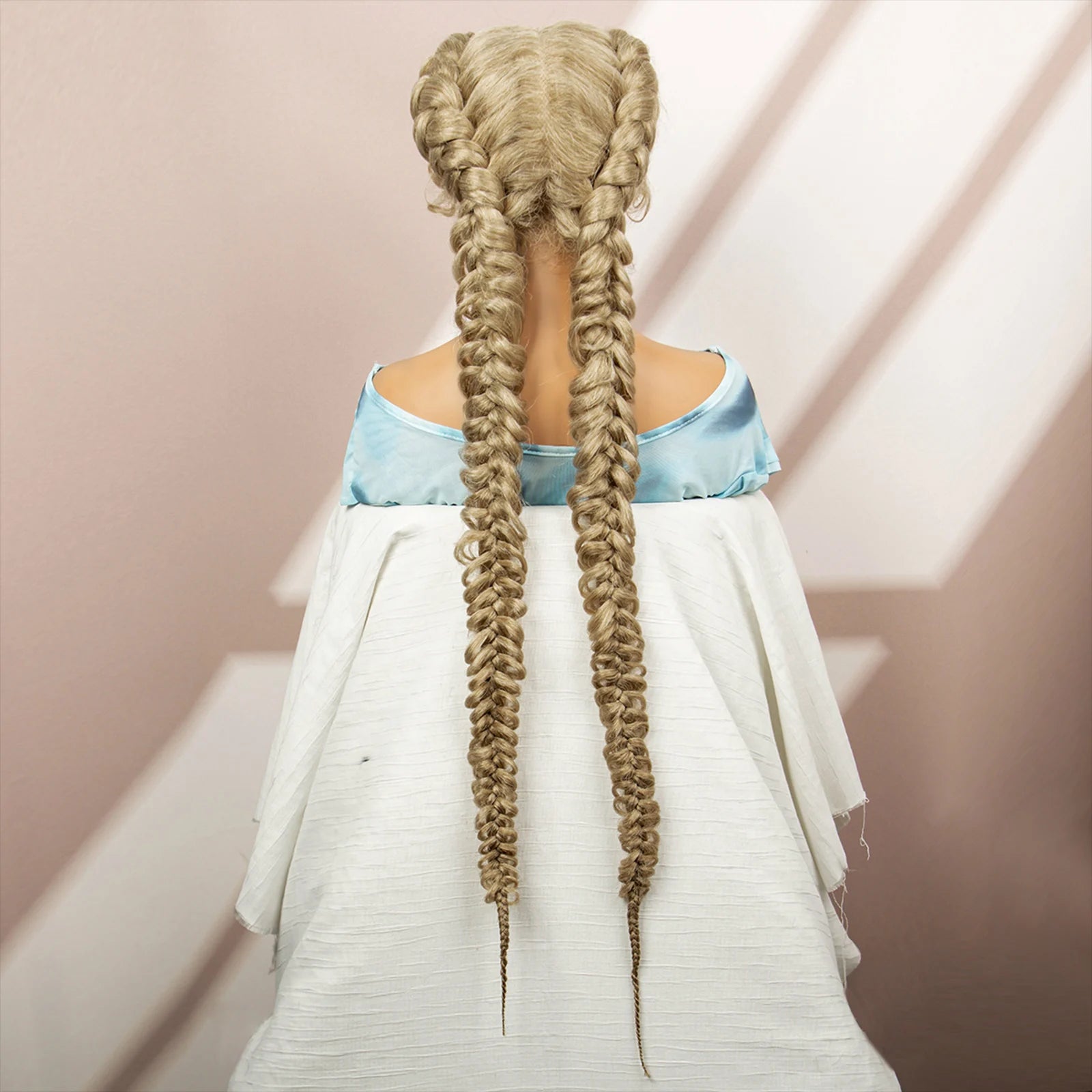 Synthetic Goddess Braided Wigs Cornrow Braided Wigs with Baby Hair Braids Wigs for Women Daily Use Knotless Wigs Good Vibrations