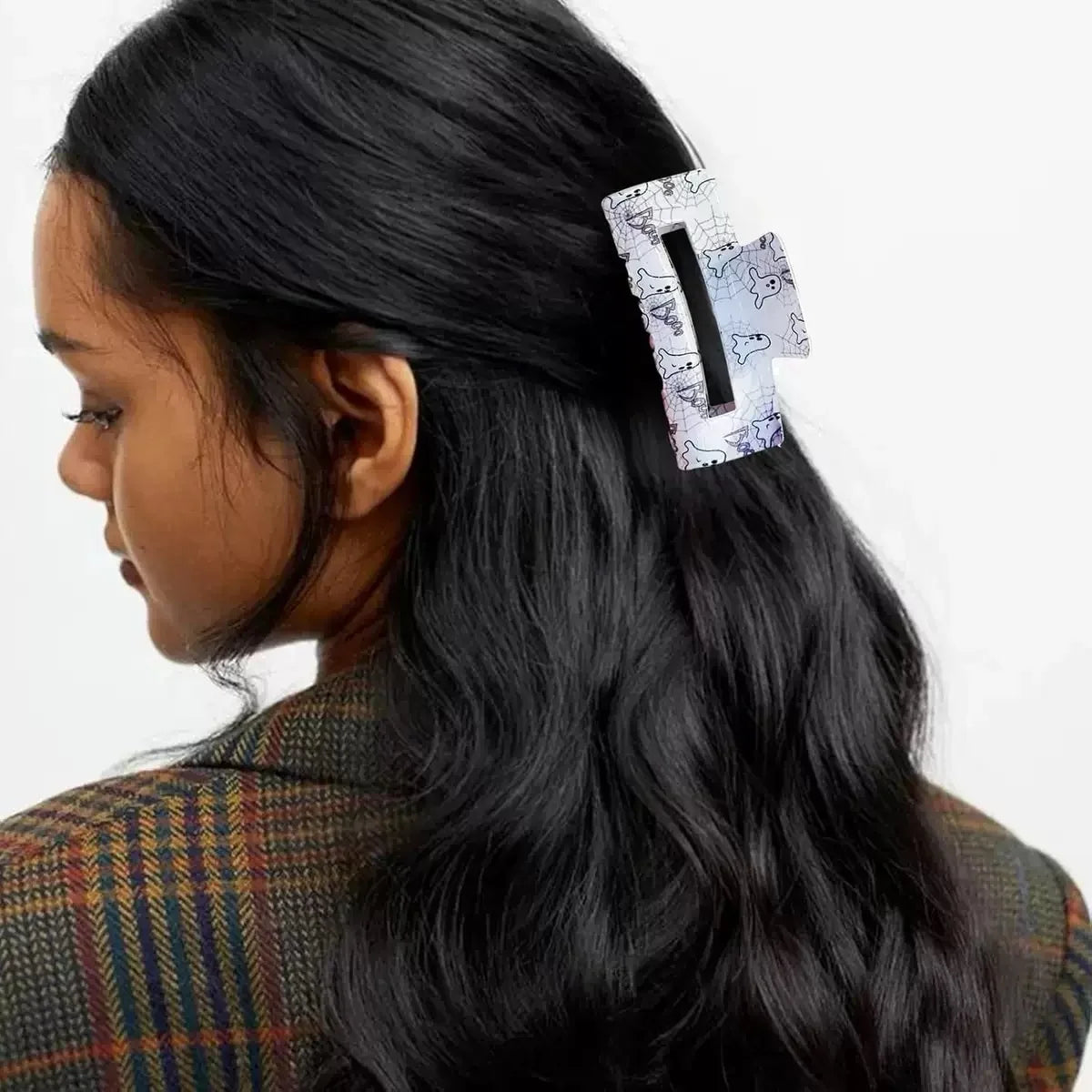 Halloween Theme - With Ghost/Pumpkin/Bat Patterns, Perfect For Holiday Party Costumes, Fashion Accessories For Women And Girls Good Vibrations