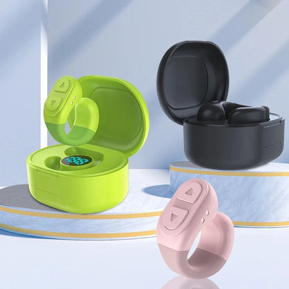 For TikTok Scrolling Ring Remote Page Turner Clicker Kindle App For TIK Tok Ring with Stand Bluetooth-Compatible for IPhone Ipad Good Vibrations