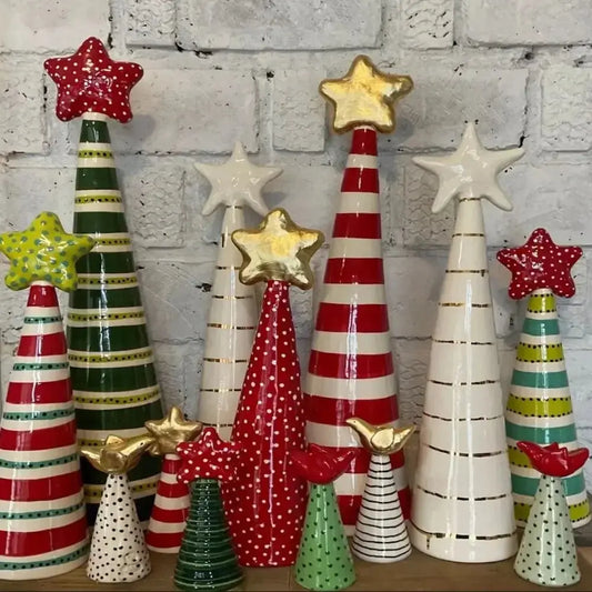 Beautiful and Unique Resin Christmas Tree Decoration Home Decor Party Christmas Tree Sculptures Art Xmas Tree Ornaments Good Vibrations