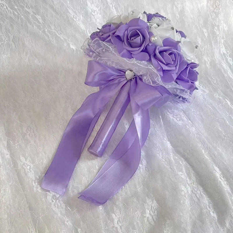 Elegant Wedding Bridal Bouquet, Romantic Floral Design, Perfect for Various Wedding Themes, Essential for Your Special Day! Good Vibrations