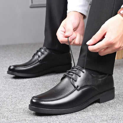 Mens Dress Shoes Men's Formal Original Leather Italian Skin Shoes for Men Elegant Casual Business Luxury Social Male Shoe Good Vibrations