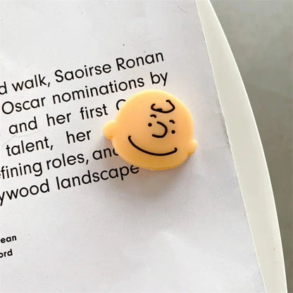 Snoopy Cartoon Cable Sleeve with Cable Bite Protector Soft USB Protective Data for IPhone USB Charger Cable Cord Protector Good Vibrations